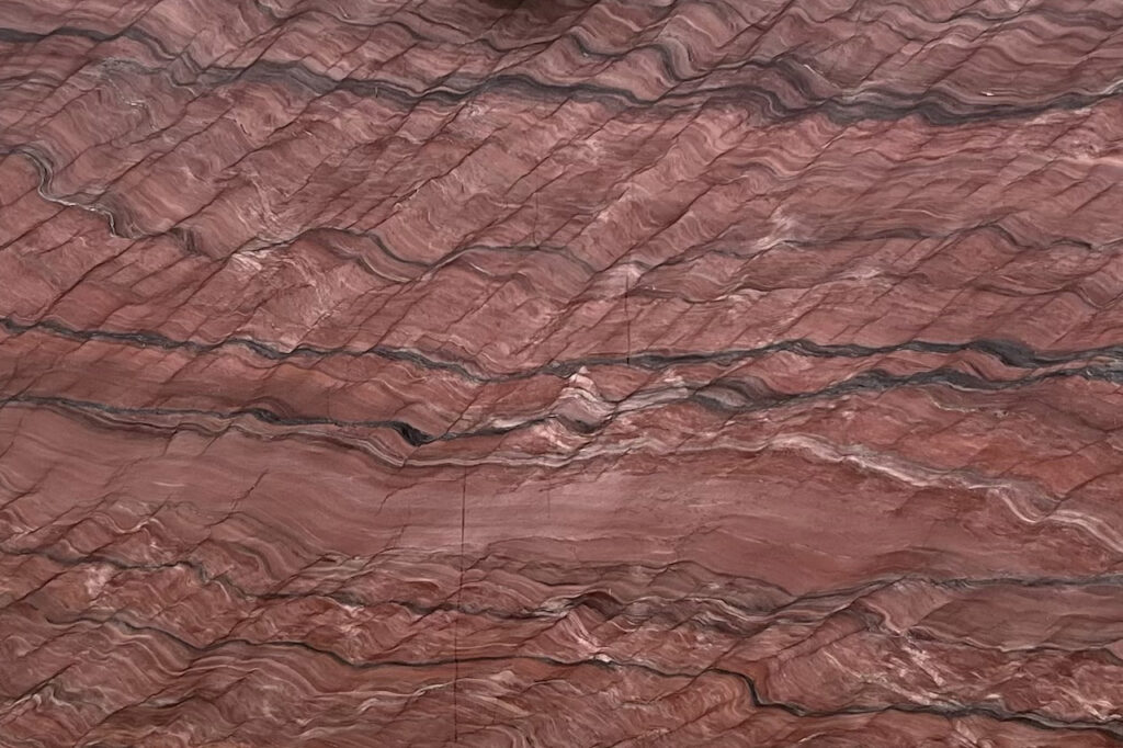 Quartzite rouge